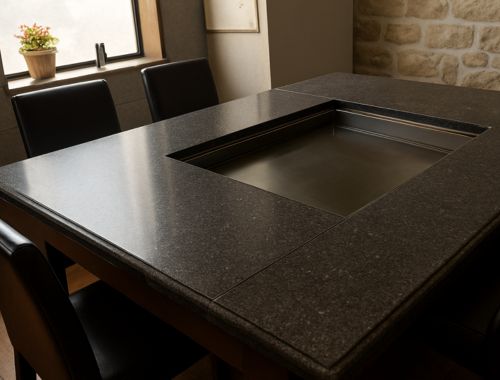 鉄板焼 大山 カウンター