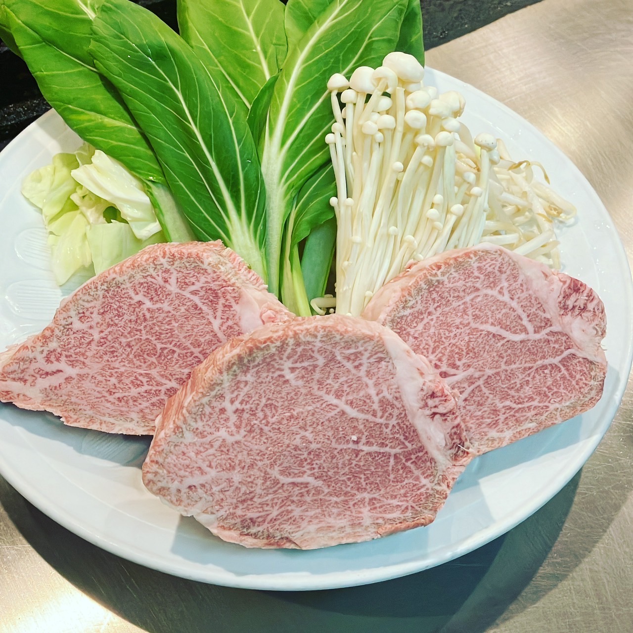 鉄板焼 大山 調理シーン